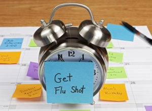 flu shot clock