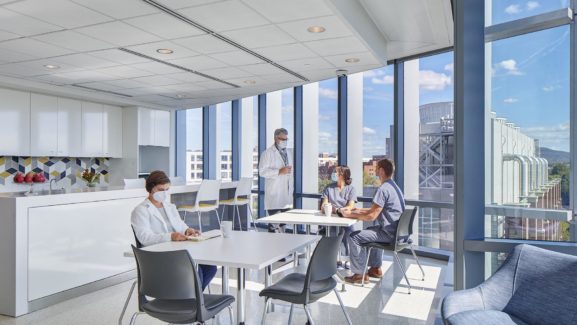 South Tower building interior