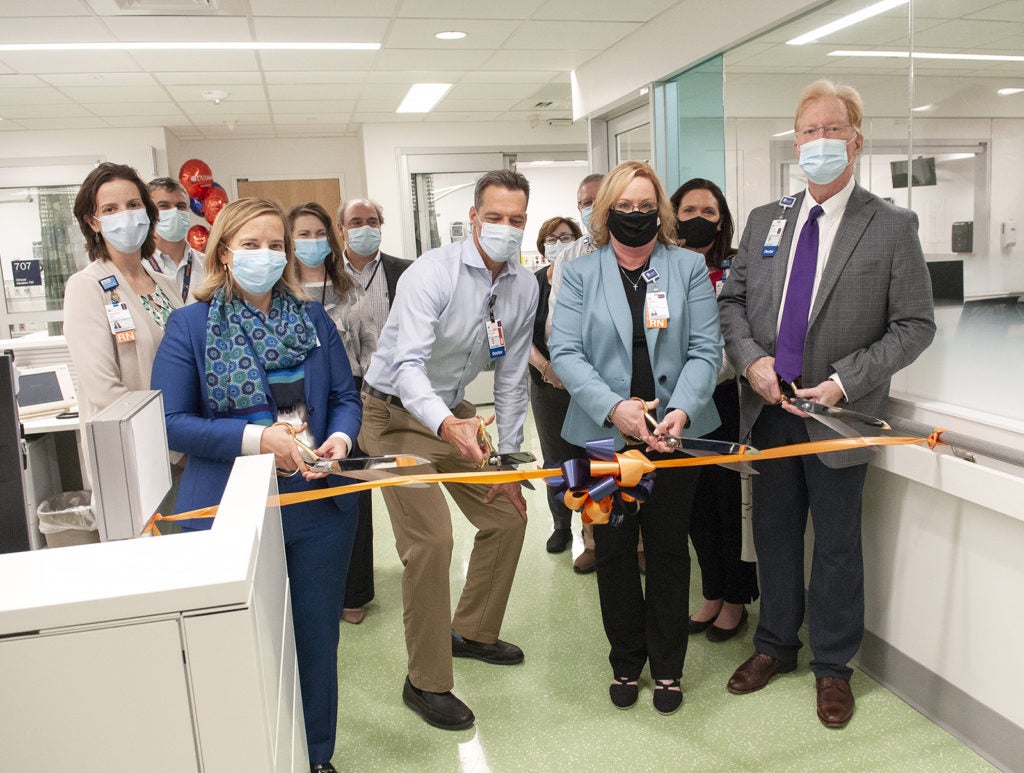 ribbon cutting for clinical decisions unit