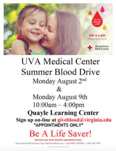 blood drive flyer