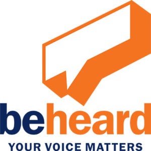 be heard logo