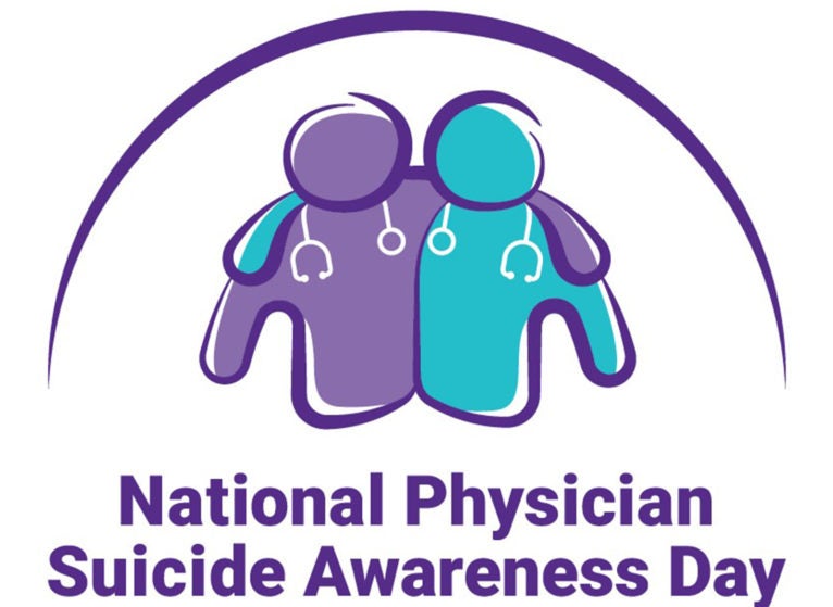 national physician suicide awareness day logo