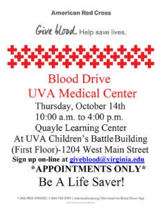 blood drive flyer