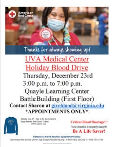 blood drive flyer