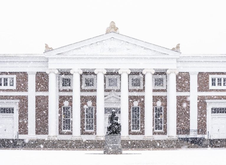 uva in the snow