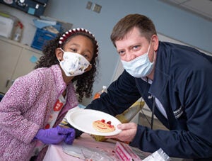 cookie decorating in the NICU