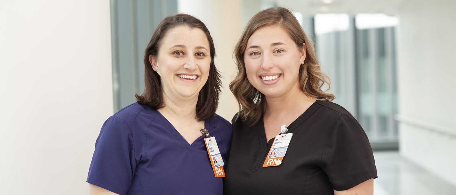 Megan Fretwell and Tabatha Gilbert, nursing mentorship