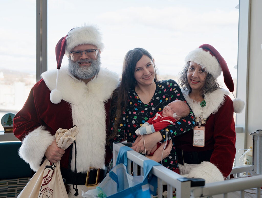 Santa Visits the NICU