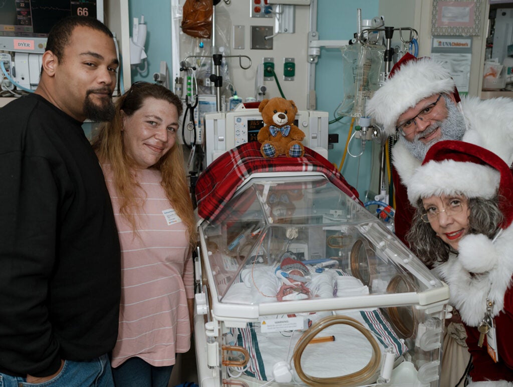 Santa Visits the NICU