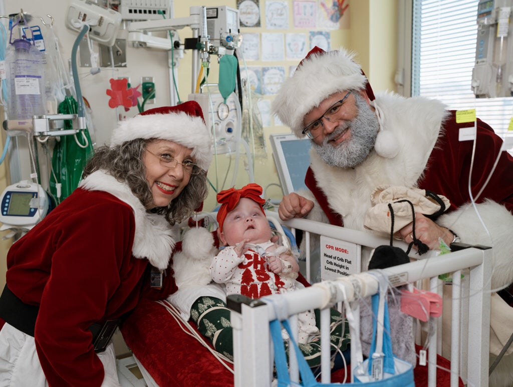 Santa Visits the NICU