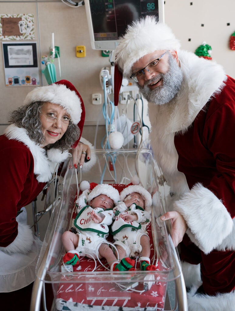 Santa Visits the NICU