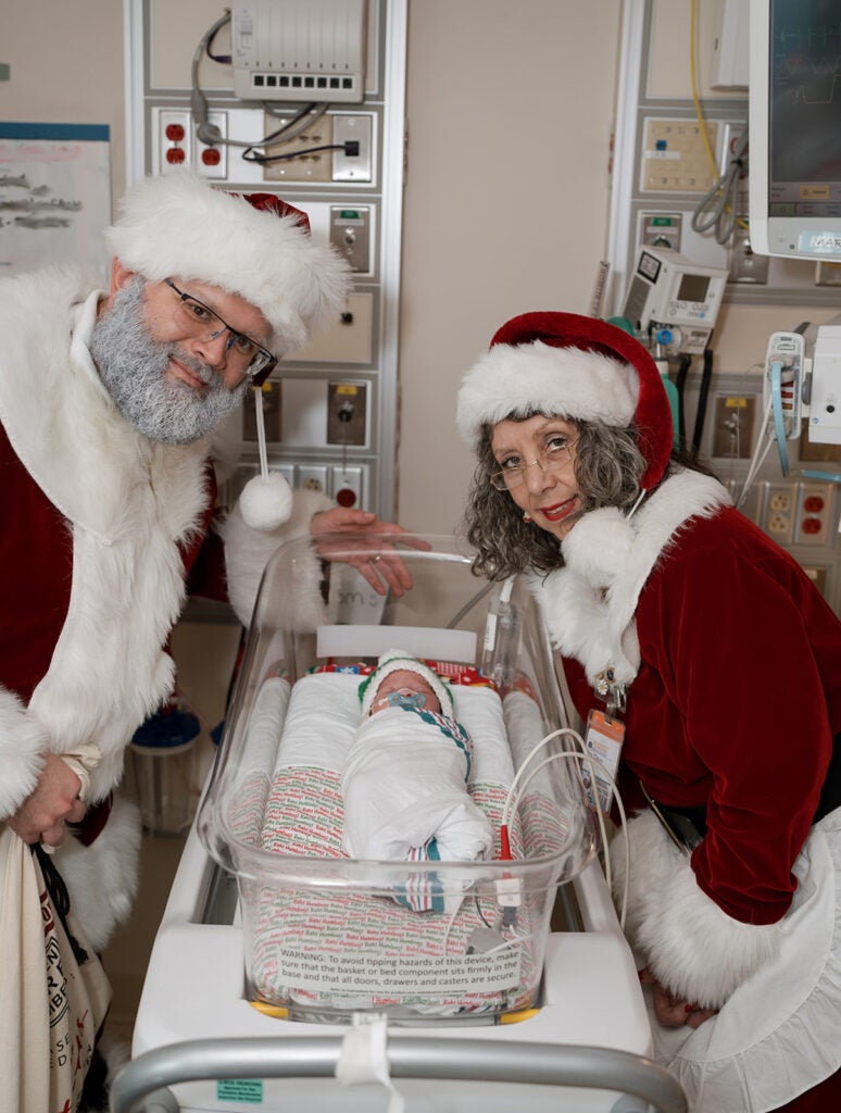 Santa Visits the NICU