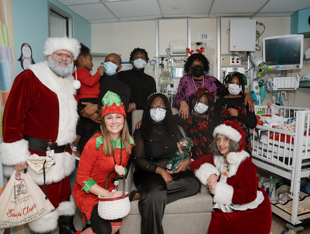 Santa Visits the NICU