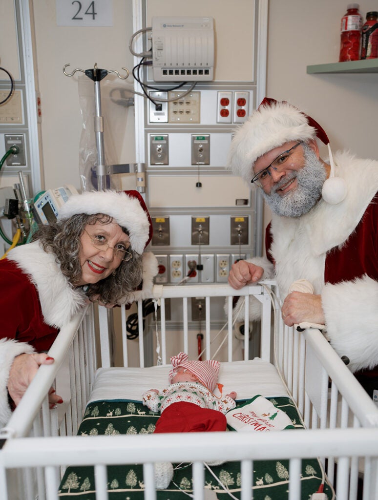 Santa Visits the NICU