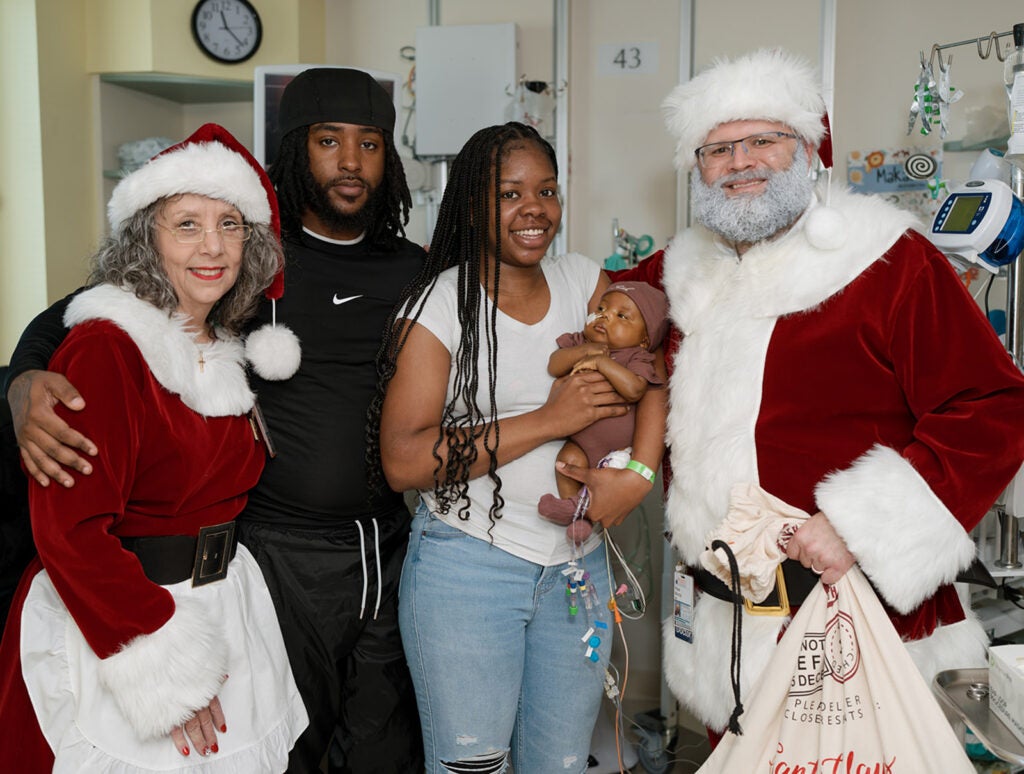 Santa Visits the NICU