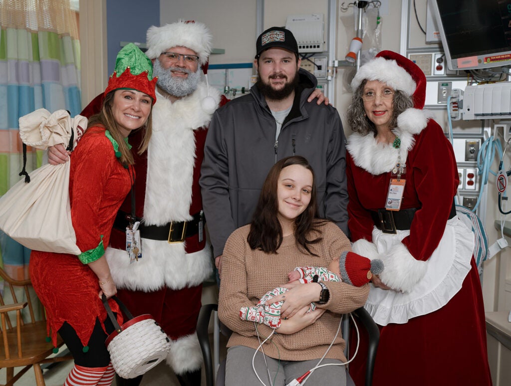 Santa Visits the NICU