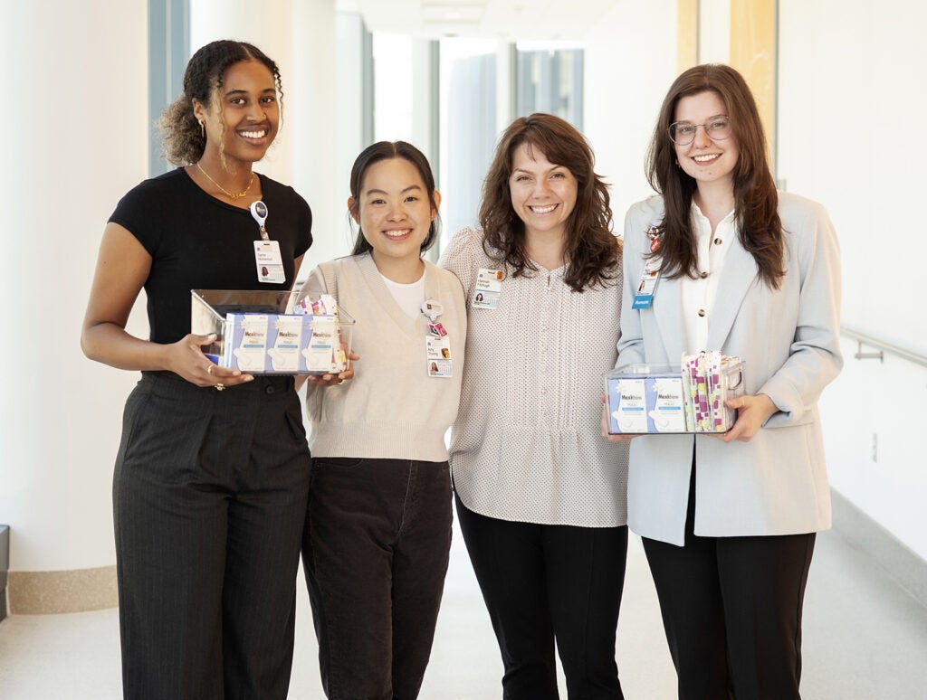 (l-r) Sama Mohamud, Amy Truong, Hannah Fitzhugh, and Carrie Kovacik.