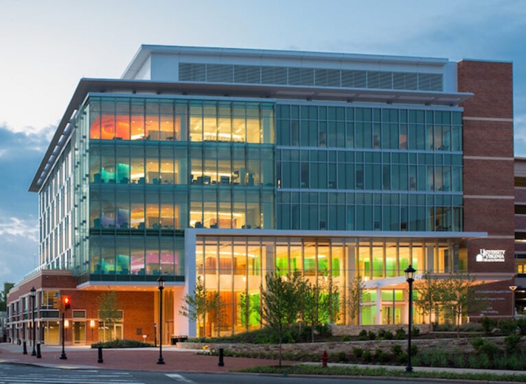 The Battle Building at UVA Health Children's.