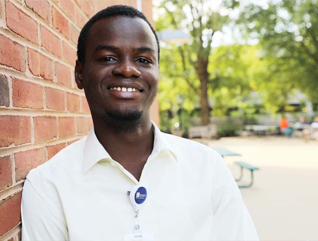 A native of Ghana and a nurse who has worked with dementia patients, Mohammed hopes to create a way to link caregivers of patients with Alzheimer's to the support they so desperately need.