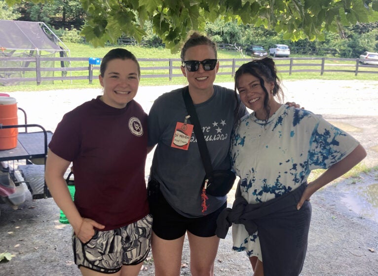 (l-r) Elyse Toole, RNCC, CDCES; Melissa Schoelwer, MD; and Abby Anderson, NP