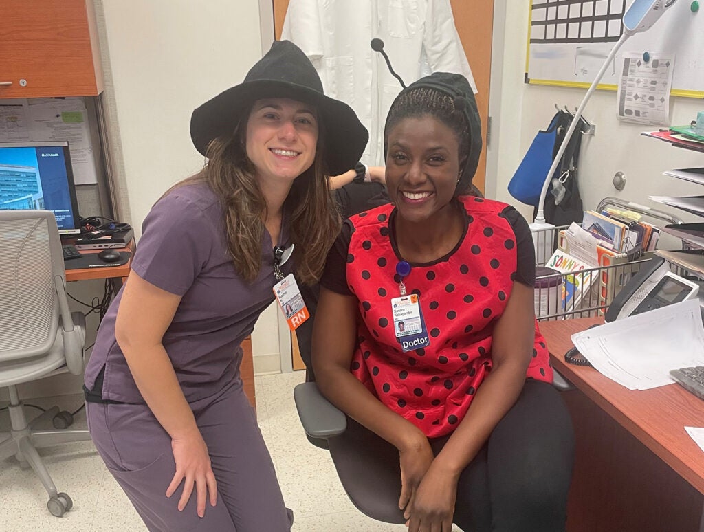 Pediatric Surgery Clinic – October 30, 2024
Dr. Sandra Kabagambe and Rachel Kessler.