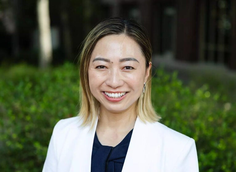 Toni Tang specializes in the structure-mechanics relationships in bone, cartilage, tendon and other biomineralizing tissues at smaller-length scales. She plans to use her new methodology to study a variety of musculoskeletal conditions. (Photo by Tom Daly for UVA Engineering)