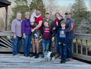 Charlene Beckett and family