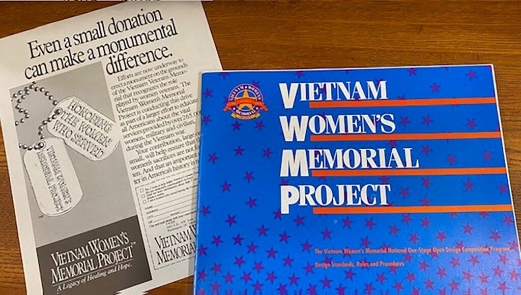 Archival materials such as fundraising appeals and a booklet from the 1990 national design competition illustrate the efforts of Gagliano and other volunteers to push the project forward.