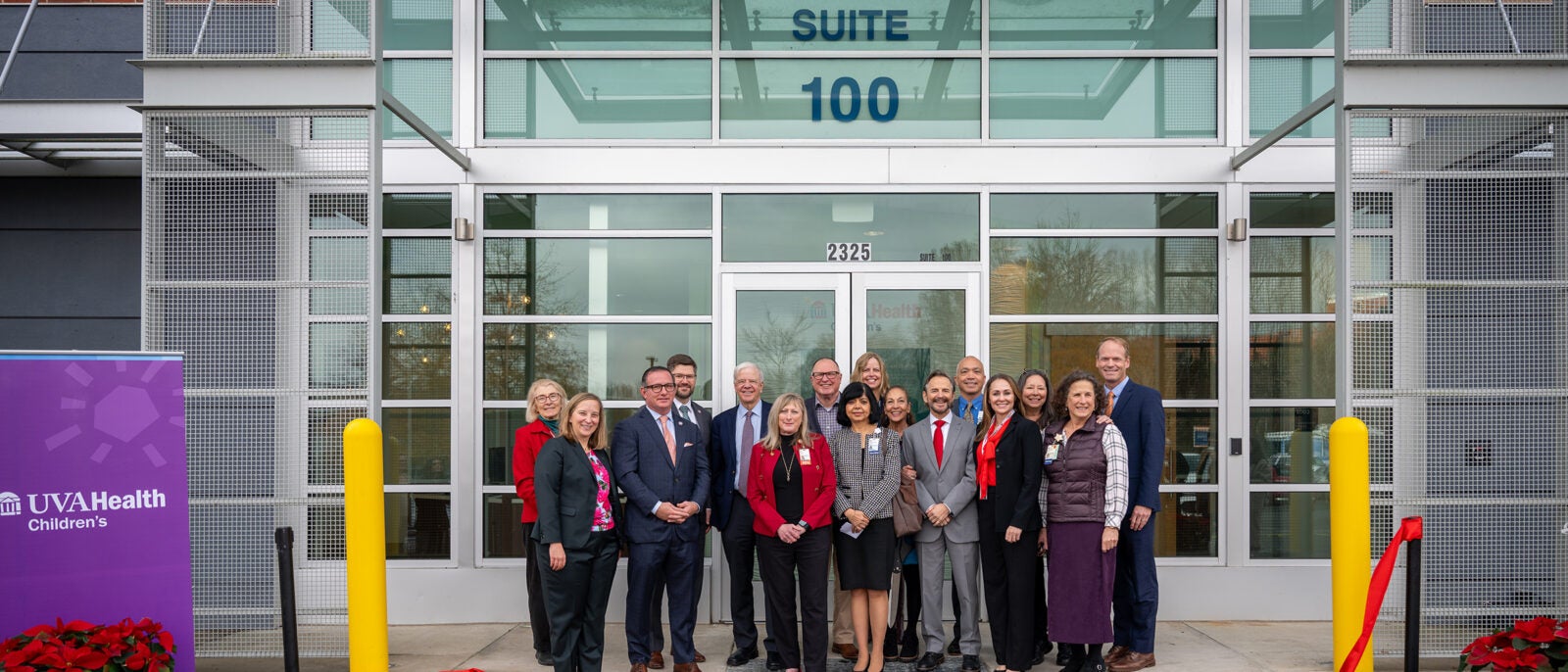 Ribbon Cutting ceremony for new UVA Health Children's Neurodevelopmental & Behavioral Health clinic in Riverside.