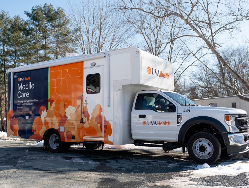 Mobile Care unit ribbon cutting