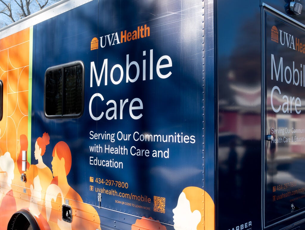 Mobile Care unit ribbon cutting