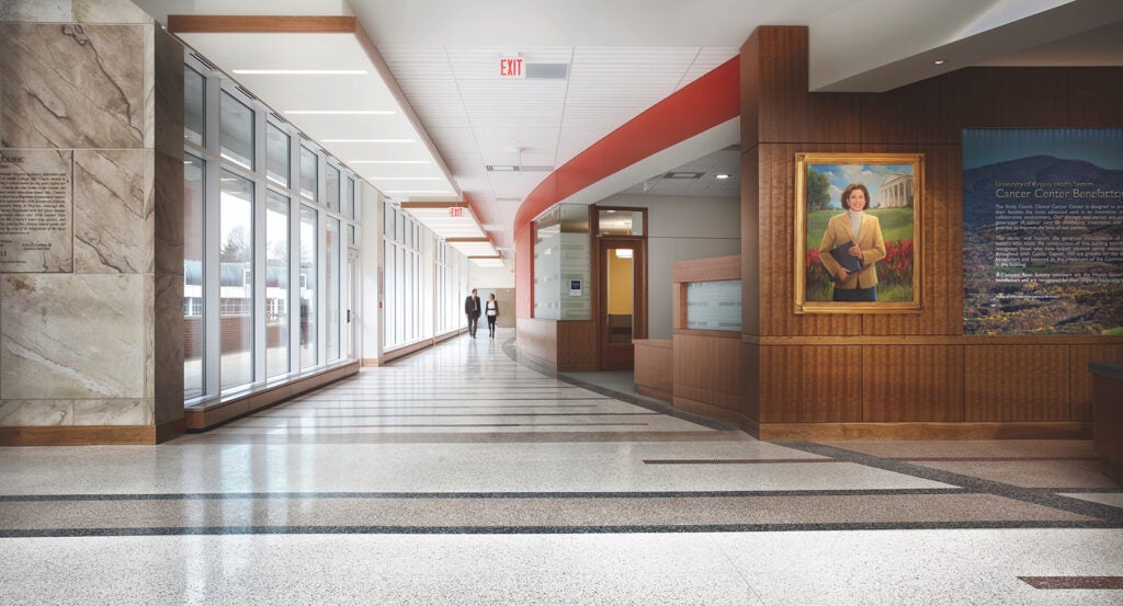 cancer center lobby