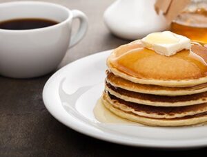 coffee and pancakes