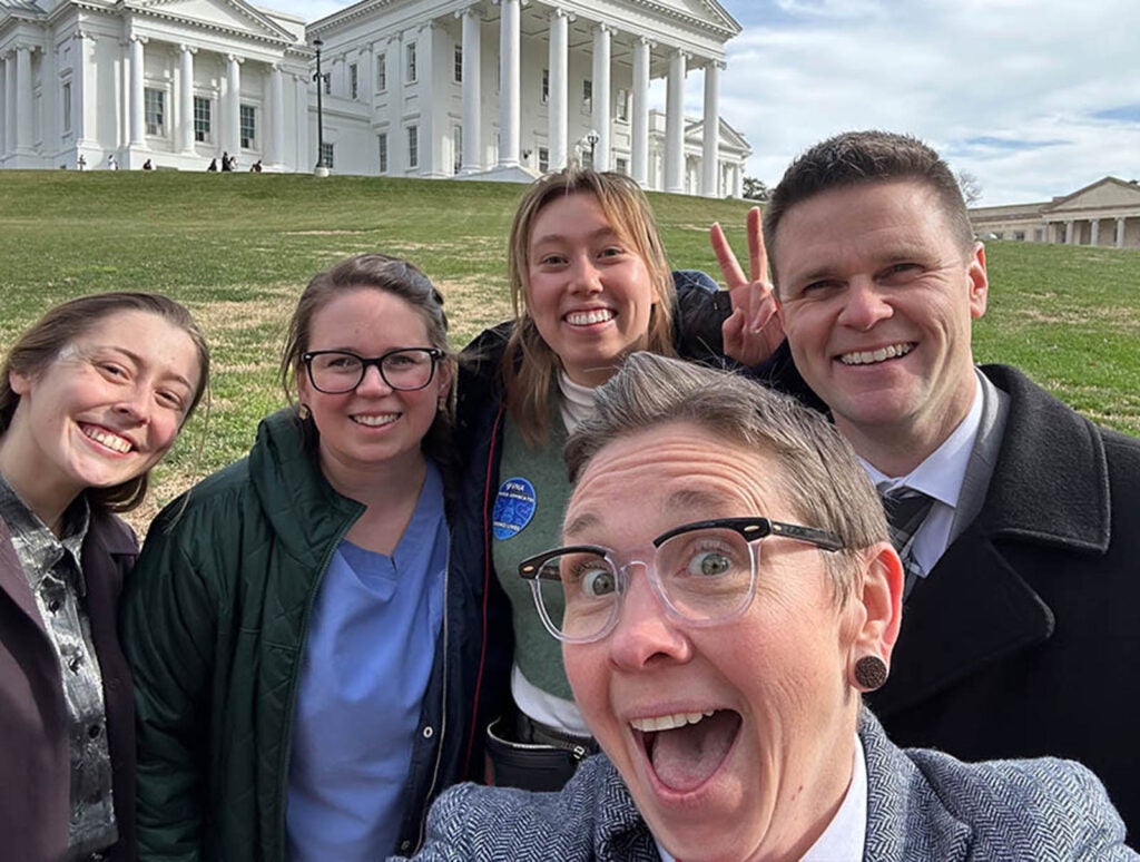 Apple has, for years, taken small groups of both undergraduate and graduate nursing students to Richmond to take part in VNA Lobby Days ...