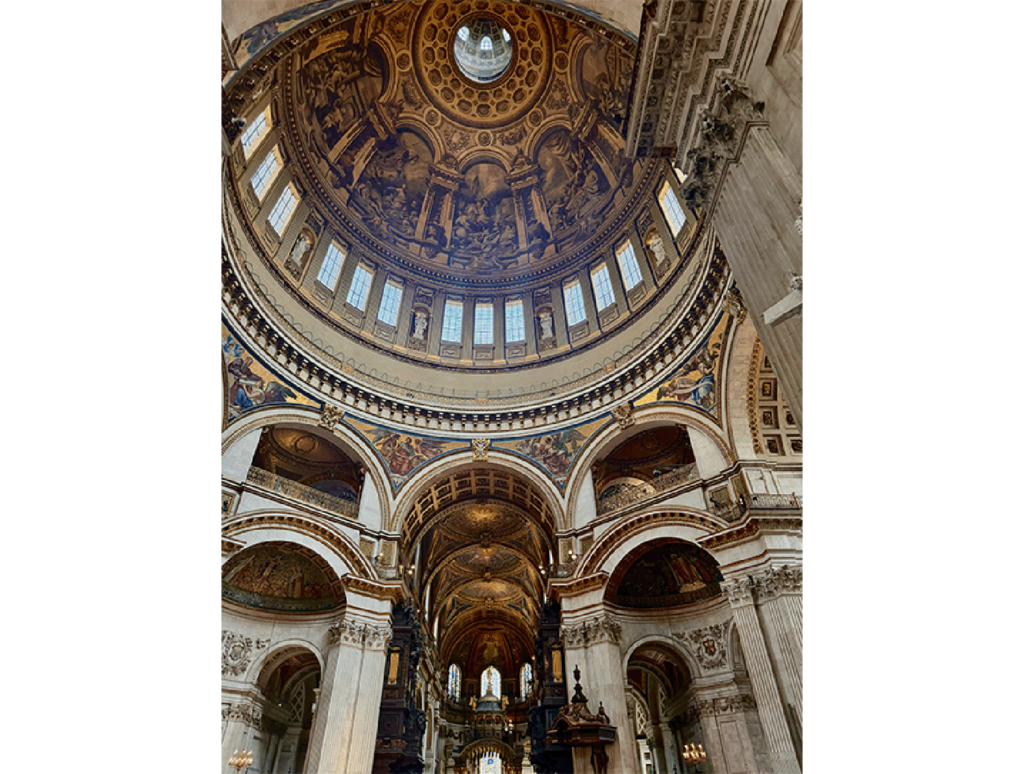 Summer took this photo inside St. Paul’s Cathedral while studying abroad in London.