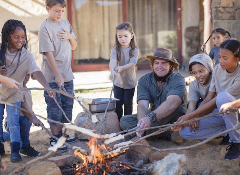 children's camp_stock photo