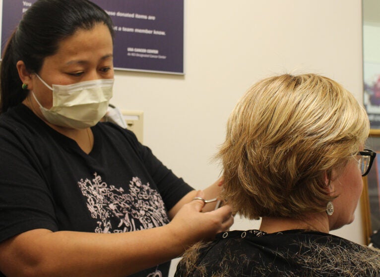 CareCuts haircut_UVA Heatlh