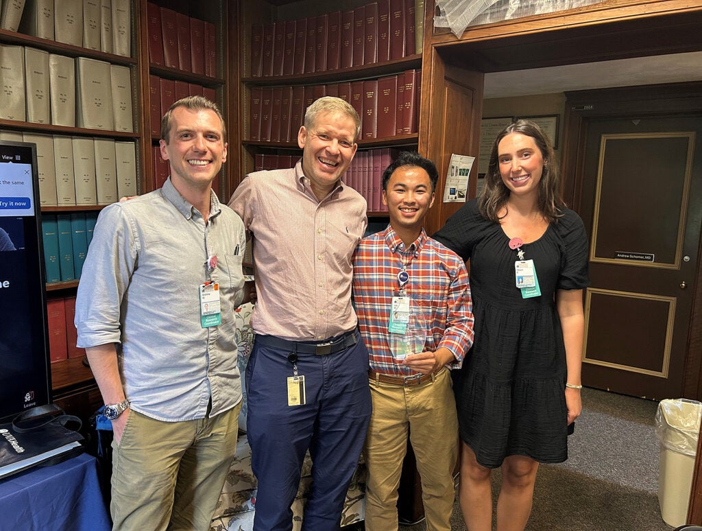 (l-r) Andrew Weko, Dave Kashatus, Leo Waters, and Allison Ramsey.