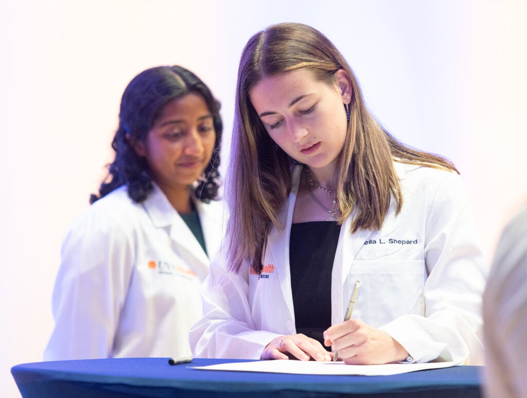 UVA School of Medicine White Coat Ceremony 2025