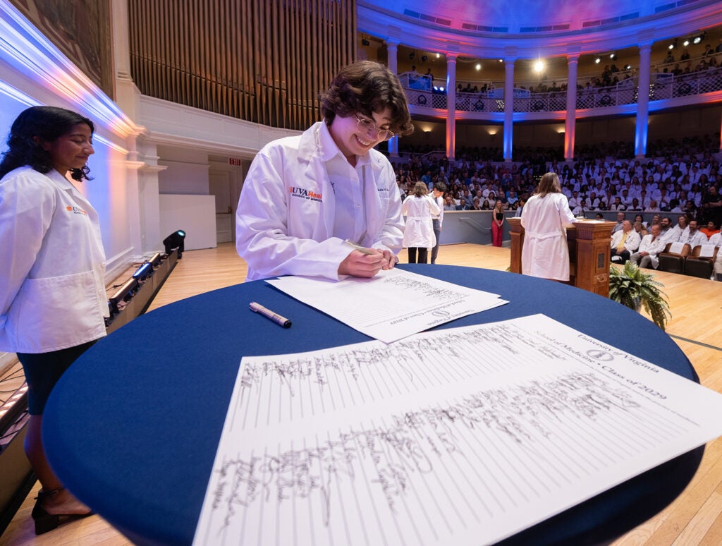 UVA School of Medicine White Coat Ceremony 2025