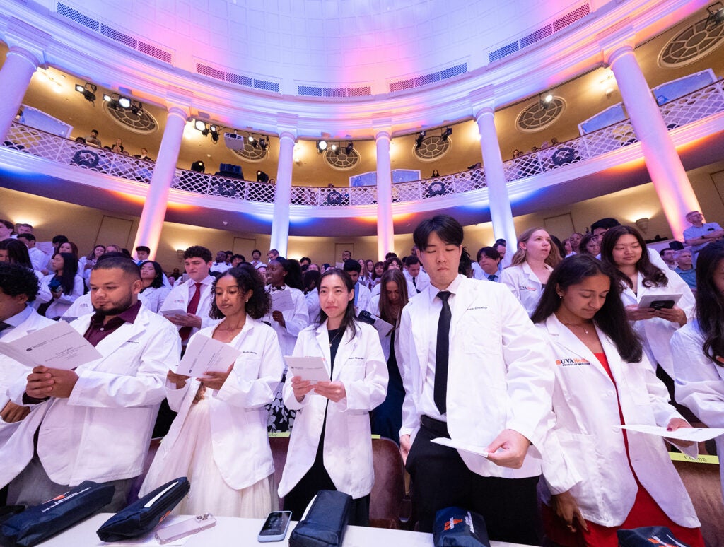 UVA School of Medicine White Coat Ceremony 2025