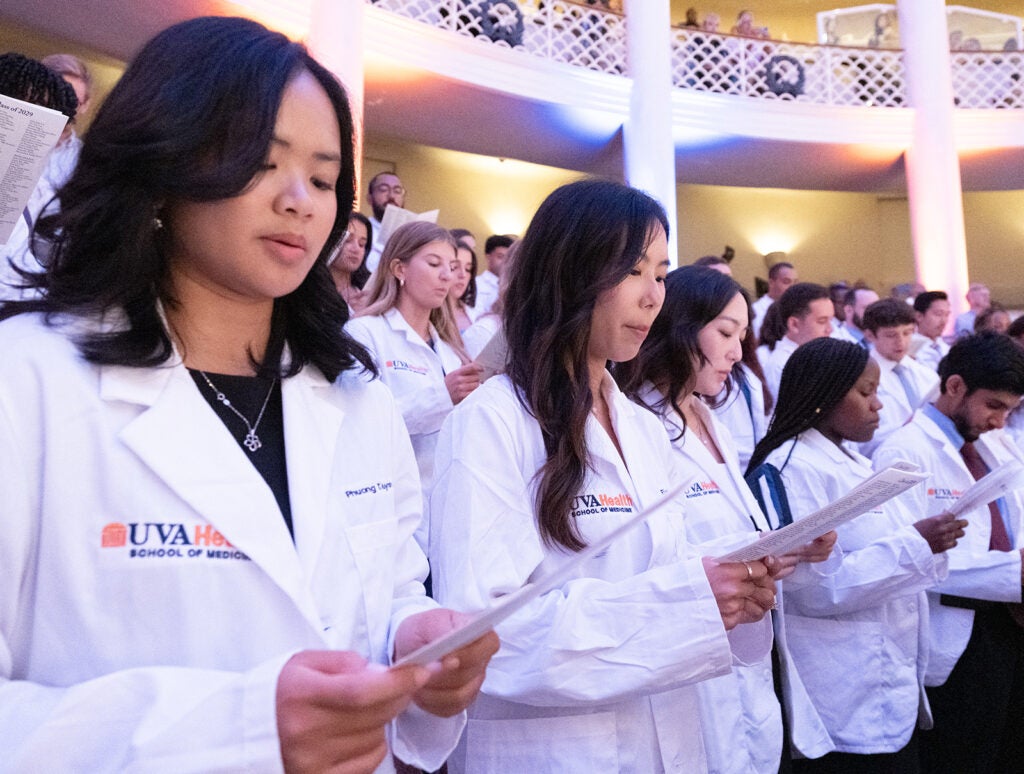 UVA School of Medicine White Coat Ceremony 2025