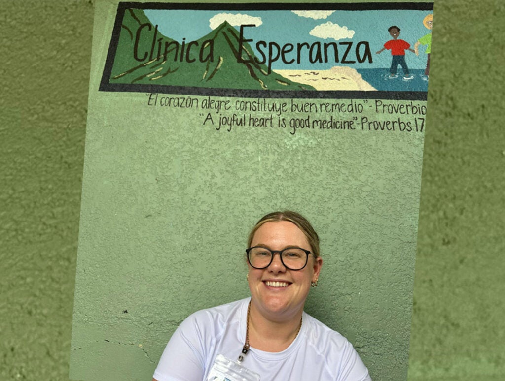 For Carmody, who worked in a pediatric clinic before becoming a nursing student, it was a chance to practice Spanish and connect with both community members, clinic staff, and her CNL peers.