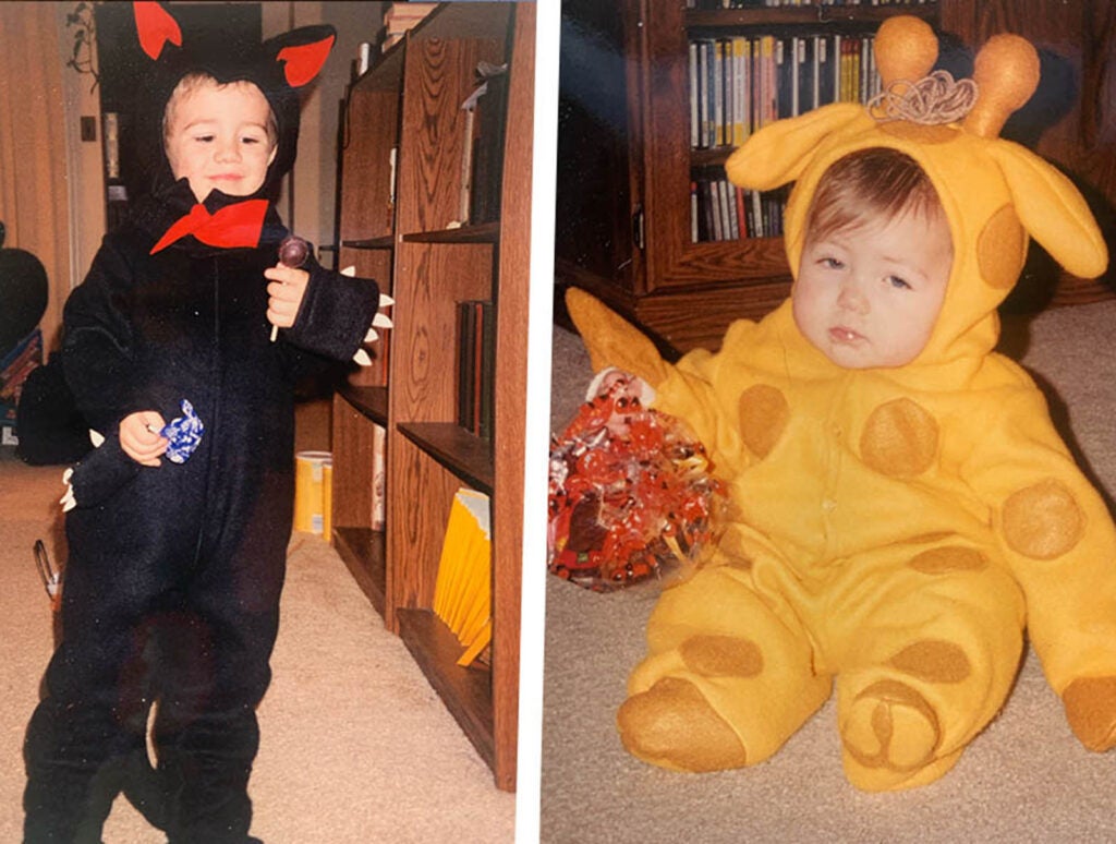 . . . and sewed homemade Halloween costumes for her children over 23 years, even earning the nickname, 'Martha Stewart of the Desert' when she brought her sewing machine to Iraq when deployed.