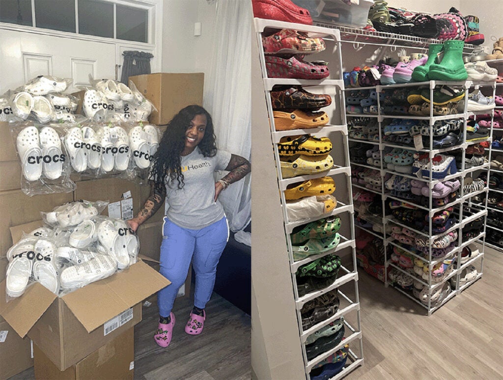Alana Lotson's Crocs collection is currently 245 pair strong, and she once outfitted her whole department with Crocs