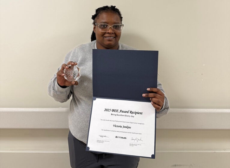 BEE Award_Culpeper Medical Center_Victoria Jenkins