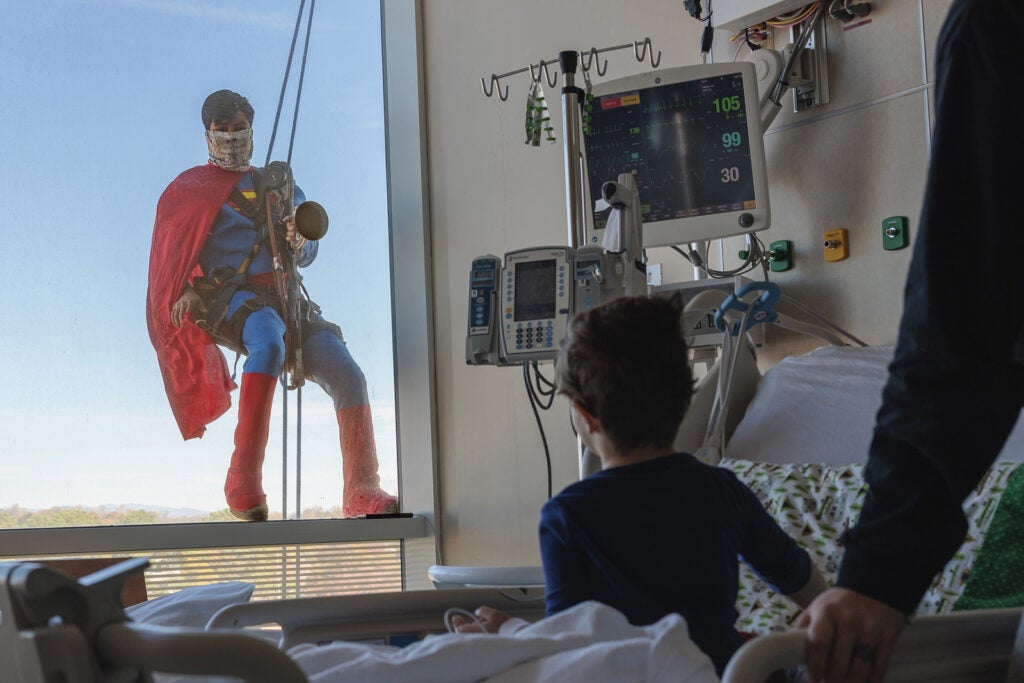 Superheros, UVA Health Children’s
on Wednesday, November 5,2025. Photo by Lathan Goumas | University of Virginia
Superheros