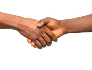 A firm handshake symbolizes trust, agreement, unity, and partnership. This timeless gesture represents mutual respect, cooperation, and commitment across various contexts—from professional relationships and business deals to personal friendships and global connections. The handshake communicates integrity, understanding, and shared purpose, making it a universal symbol of connection and collaboration.