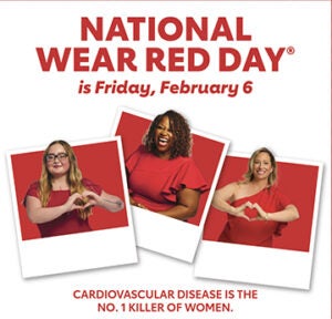 wear red day