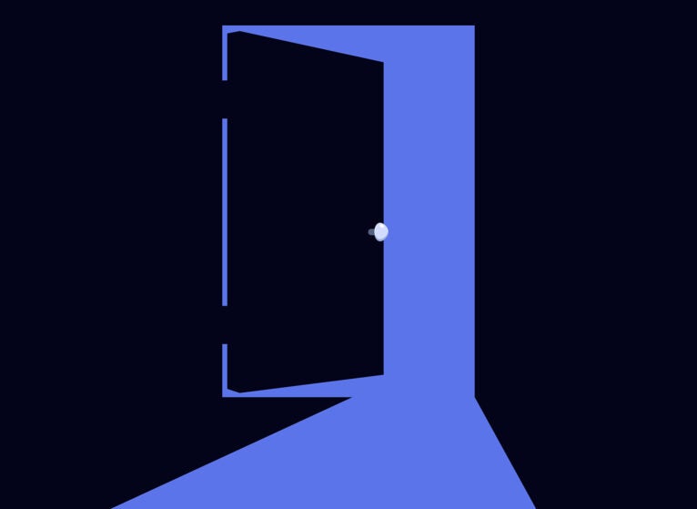 Open door icon vector design